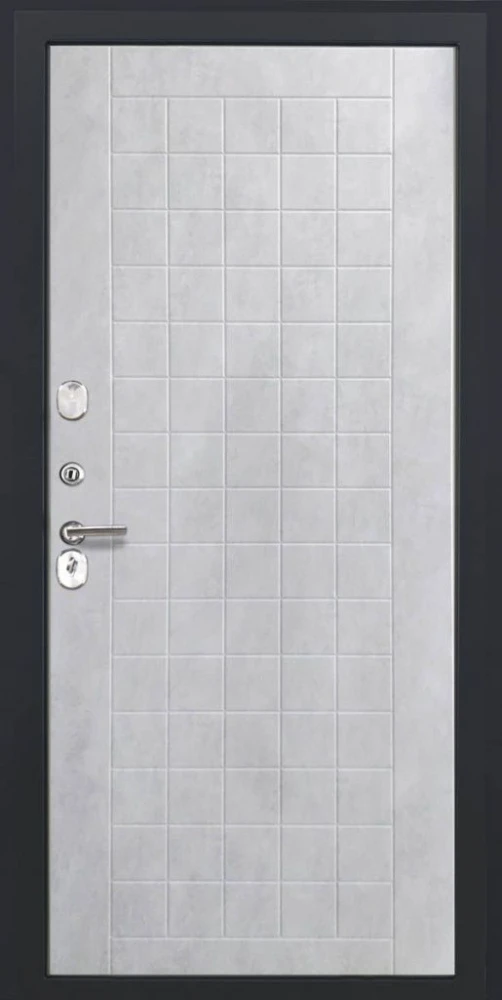 Входная дверь ДвериПРО L-Термо серебро ФЛ-256 (10мм, бетон снежный) DPRO204302 внутренняя сторона